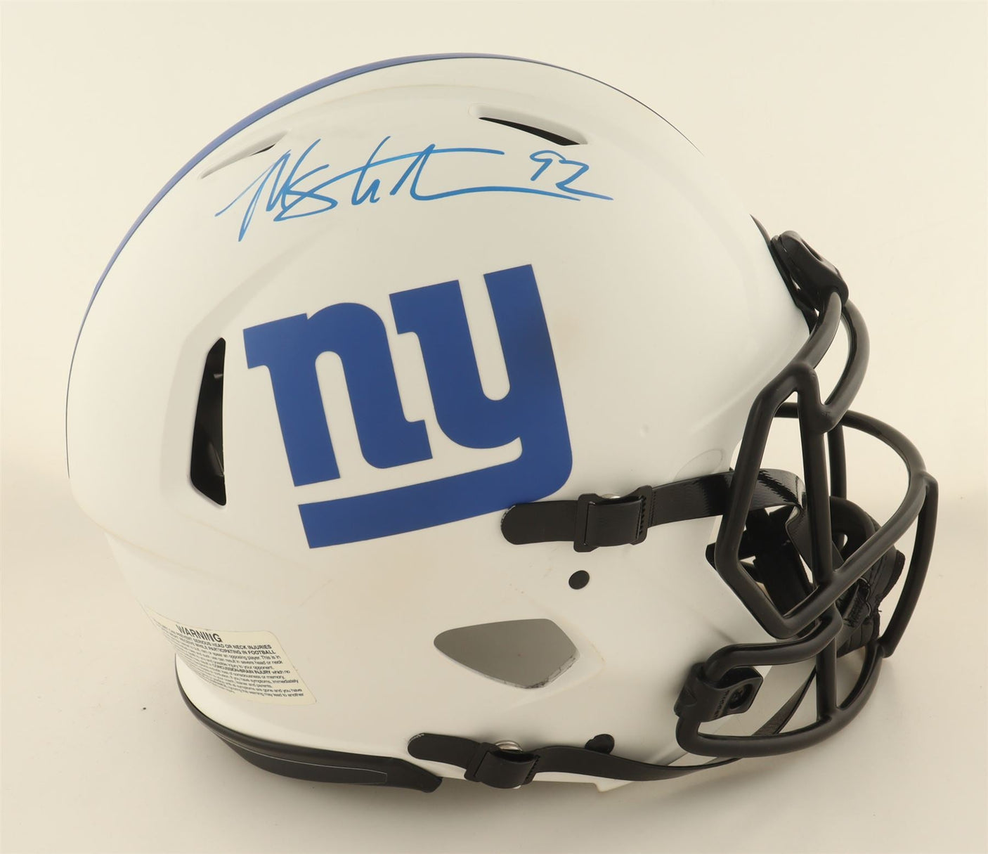 Michael Strahan Signed Authentic New York Giants Helmet