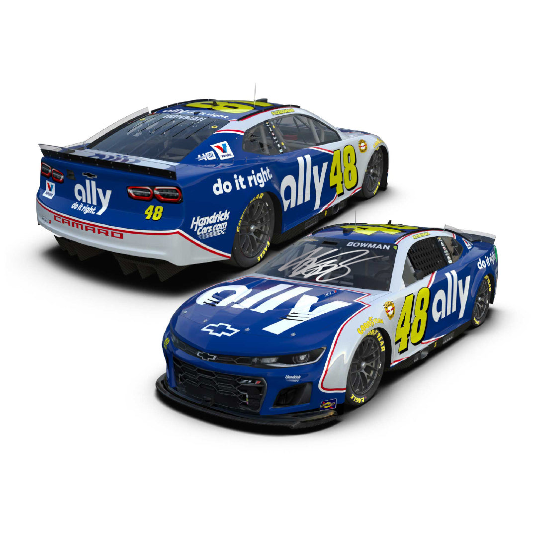 PRE-ORDER Alex Bowman 2024 Ally Throwback 1:24 Diecast – Signed (PA)