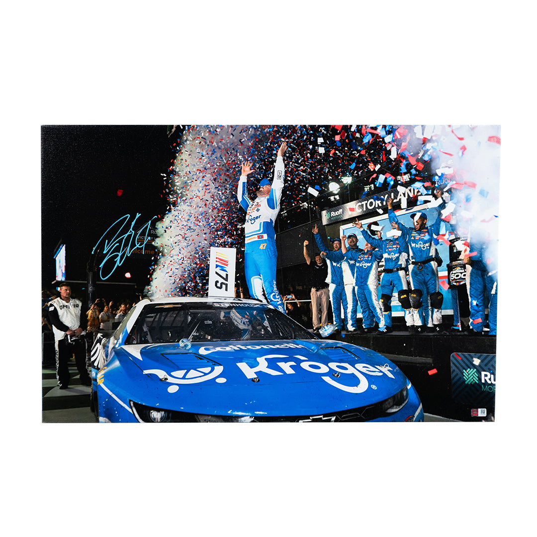 Ricky Stenhouse Jr. Signed 2023 Daytona 500 Win 20x30 Canvas Photo (COA)