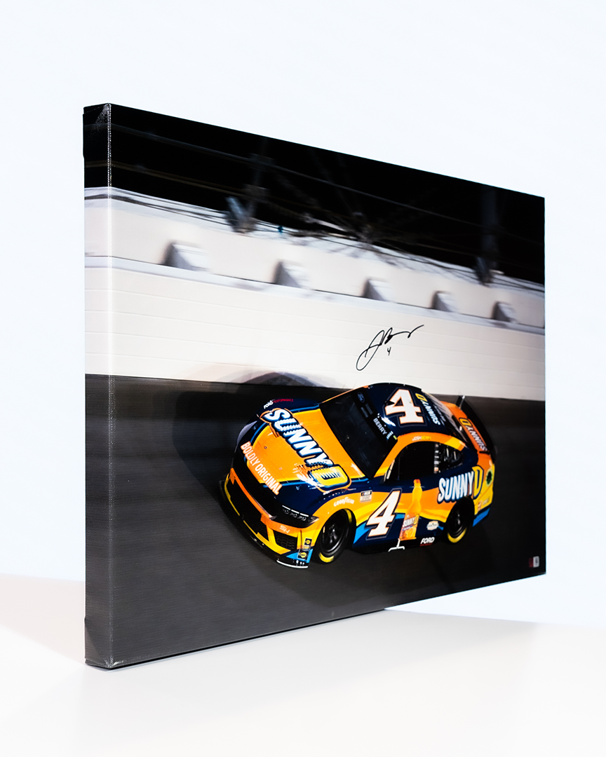 Josh Berry Signed Sunny D 2024 Daytona 500 20x30 Photo on SpeedCanvas