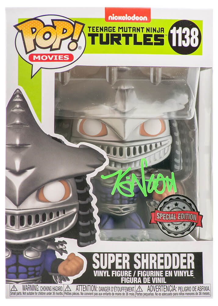 Kevin Nash Signed Teenage Mutant Ninja Turtles Super Shredder Funko Pop Doll #1138
