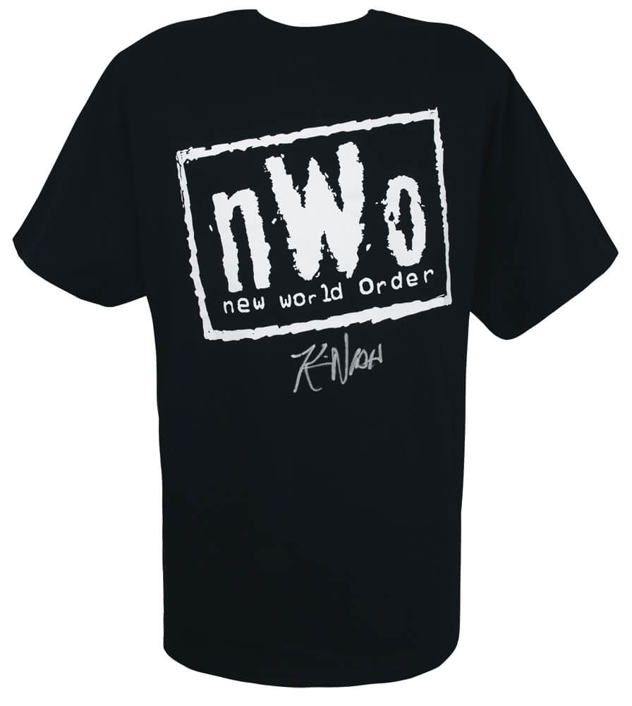 Kevin Nash Signed NWO Black Wrestling T-Shirt