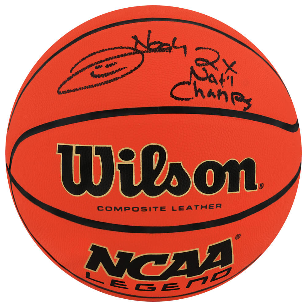 Joakim Noah Signed Wilson NCAA Basketball w/2x Nat'l Champs