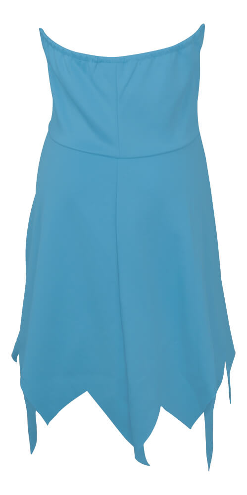 Rosie O'Donnell Signed The Fintstones Betty Rubble Blue Costume Dress w/Betty