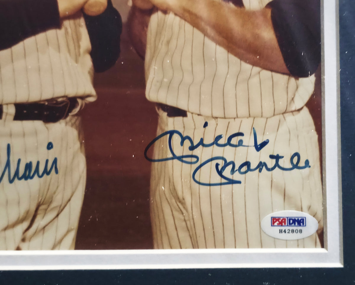 Mickey Mantle & Roger Maris Autographed Framed 8x10 Photo New York Yankees PSA/DNA #H42808