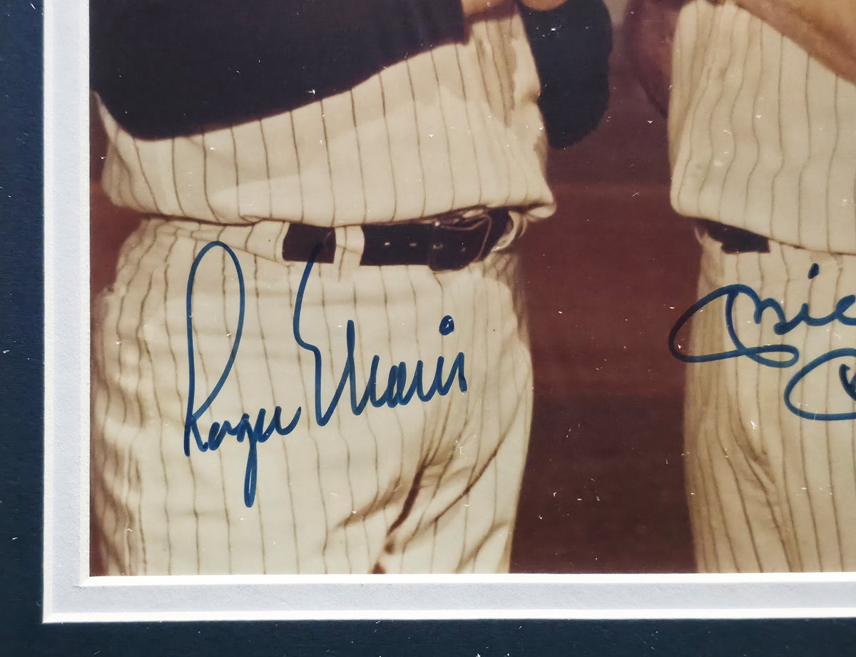 Mickey Mantle & Roger Maris Autographed Framed 8x10 Photo New York Yankees PSA/DNA #H42808