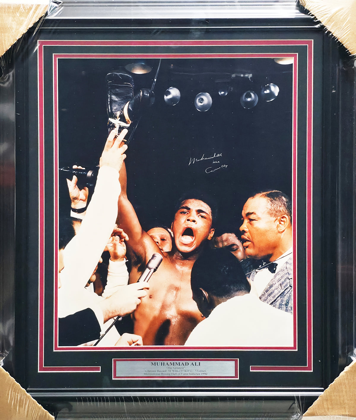 Muhammad Ali Autographed Framed 16x20 Photo "AKA Cassius Clay" PSA/DNA #Z05651