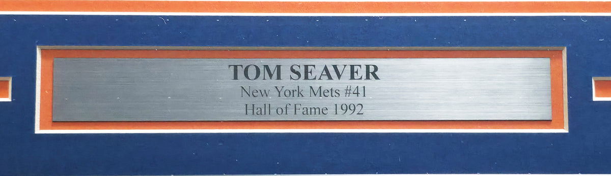 Tom Seaver Autographed Framed 16x20 Photo New York Mets JSA #LL19556