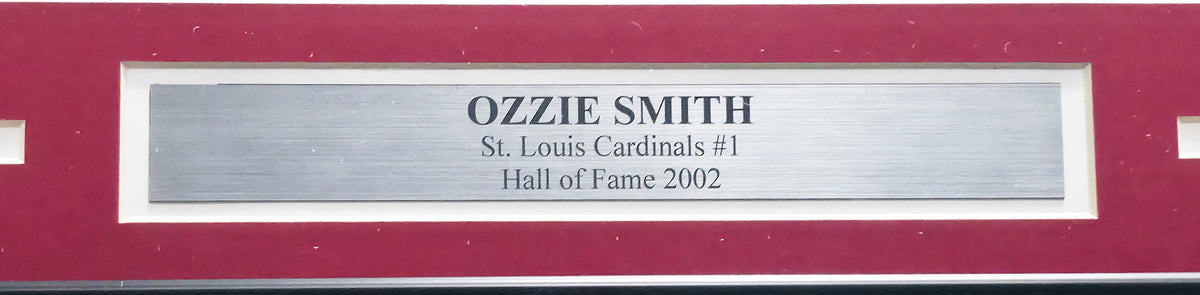 Ozzie Smith Autographed Framed 16x20 Photo St. Louis Cardinals "The Wizard" PSA/DNA #L62461