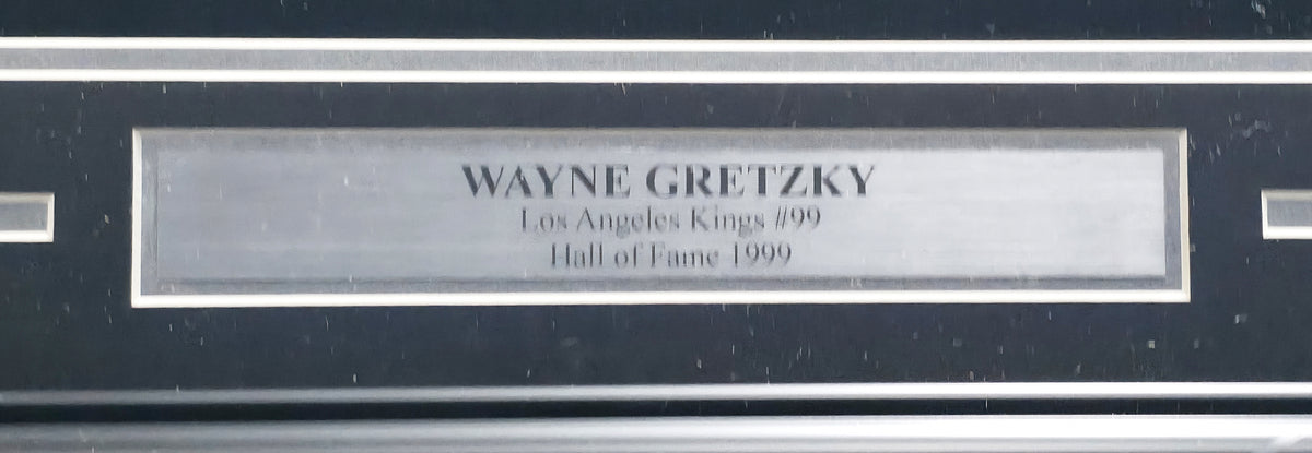 Wayne Gretzky Autographed Framed 18x24 Lithograph Photo Los Angeles Kings UDA Holo #UDD23237
