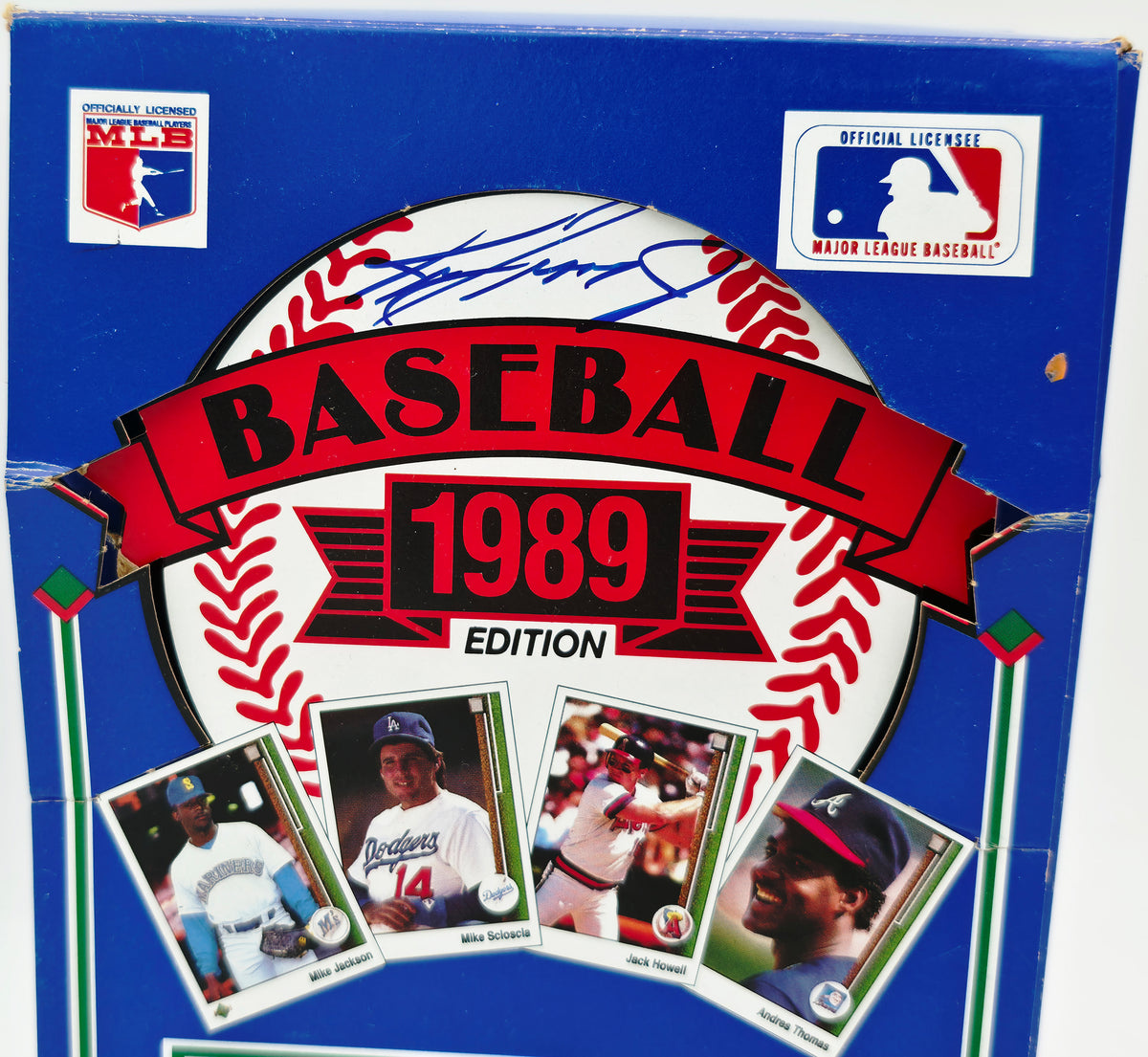 Ken Griffey Jr. Autographed 1989 Upper Deck Low Empty Box Seattle Mariners Beckett BAS Witness #4W801098