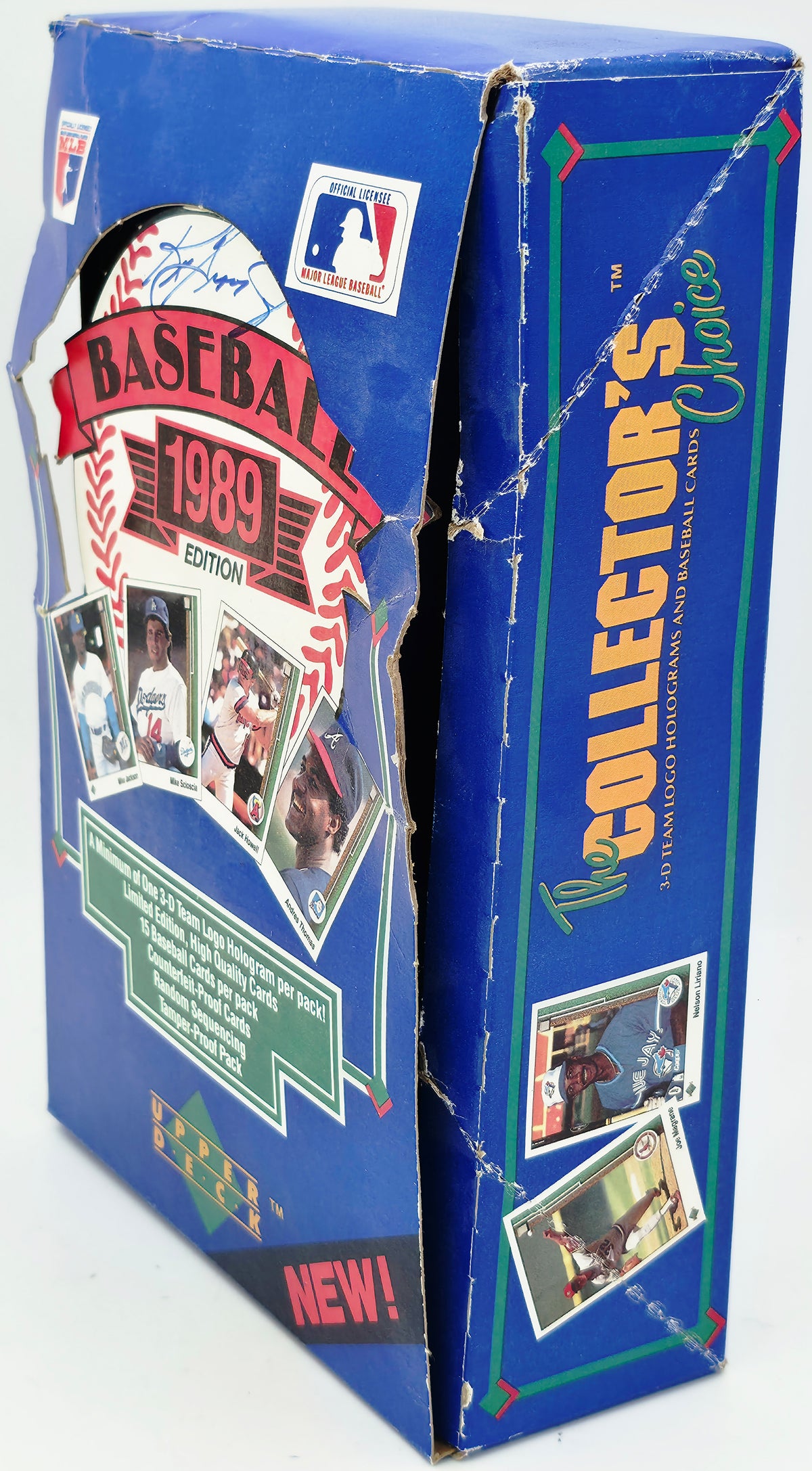 Ken Griffey Jr. Autographed 1989 Upper Deck Low Empty Box Seattle Mariners Beckett BAS Witness #4W801099