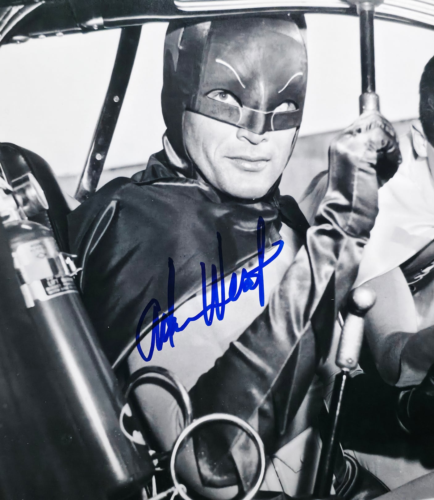Adam West & Burt Ward Autographed Framed 16x20 Photo Batman & Robin Beckett BAS #AE16676