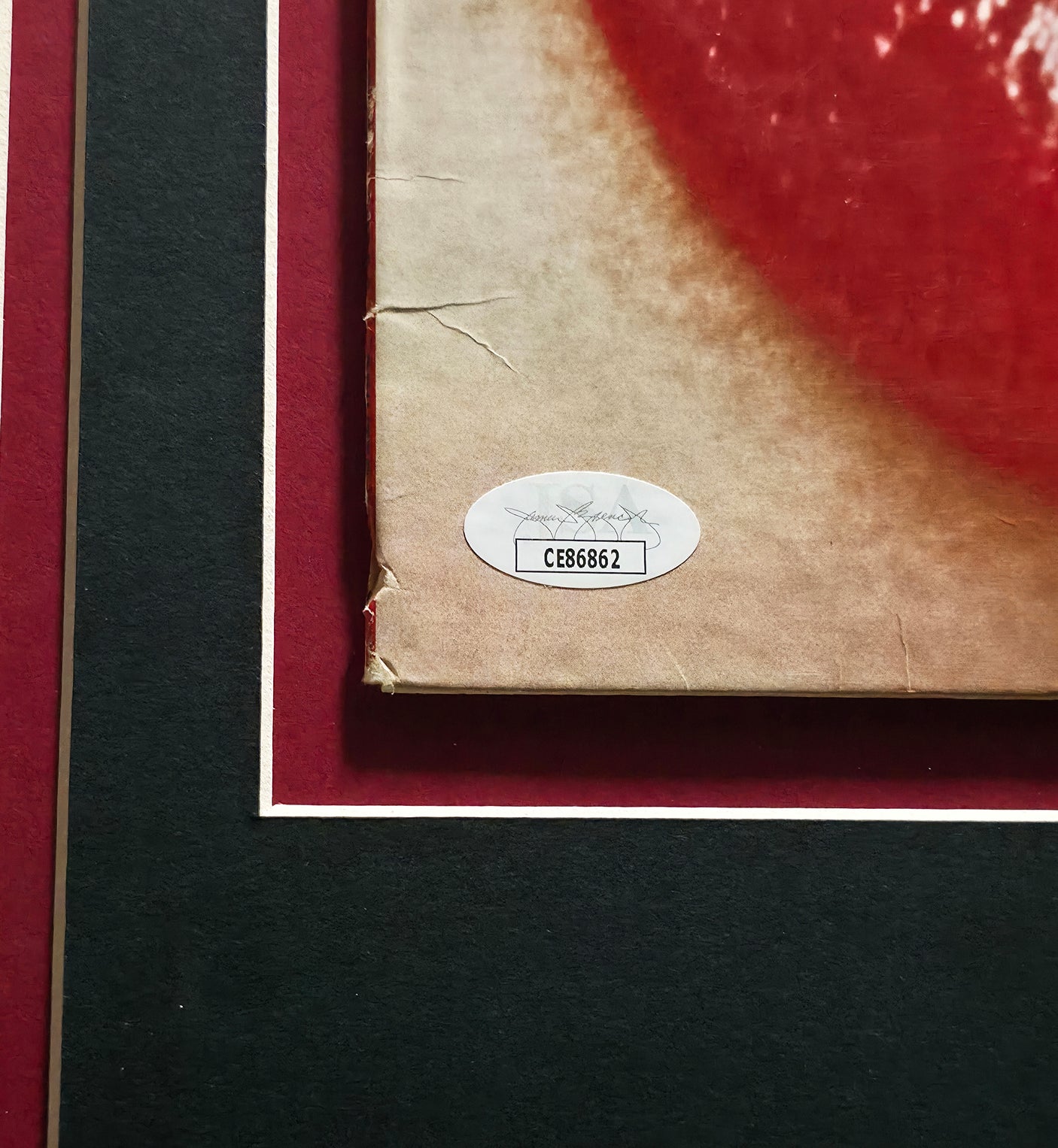 Sammy Hagar Autographed Framed 12x12 Three Lock Box Vinyl JSA #CE86862