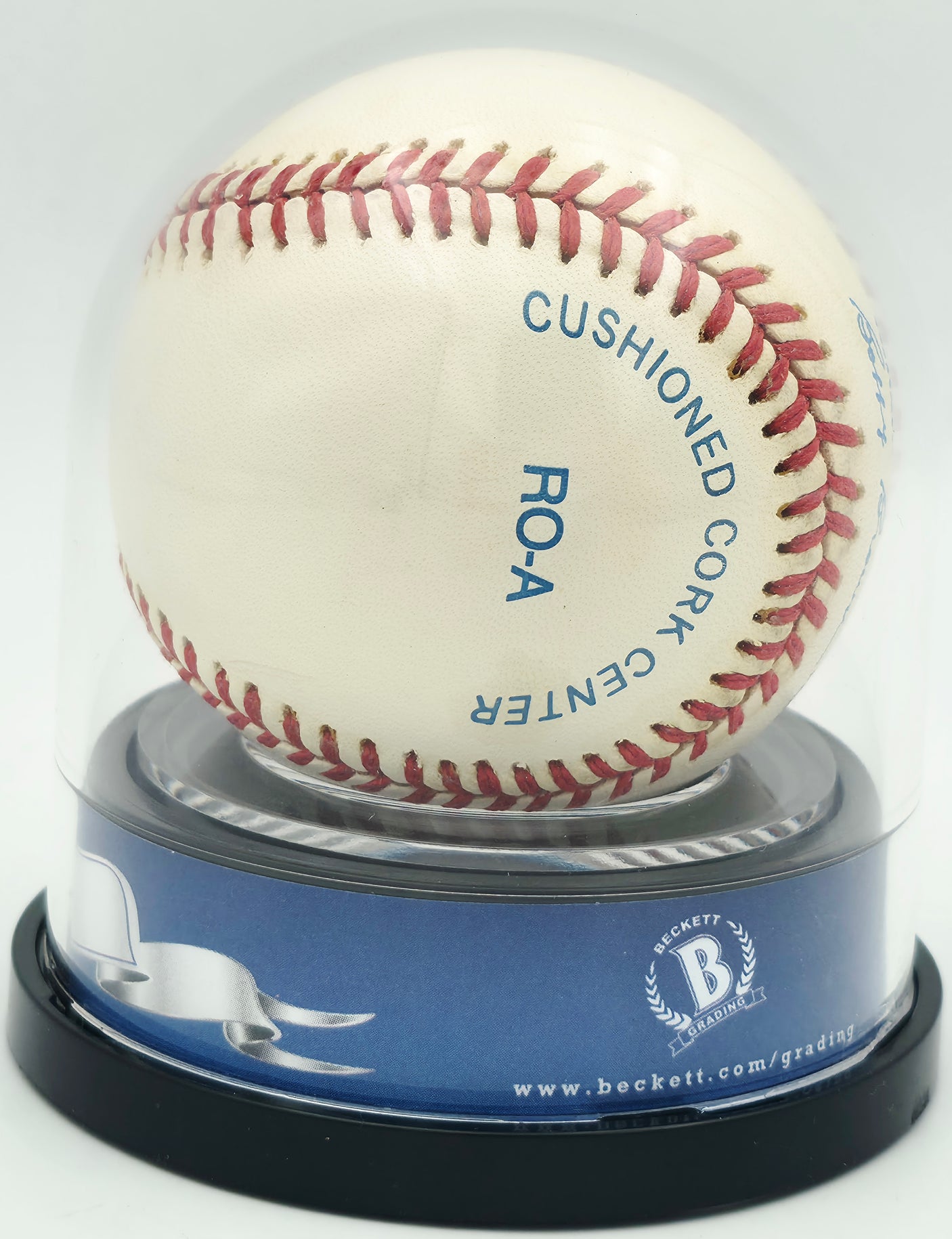 Joe DiMaggio Autographed Official AL Baseball New York Yankees Auto Grade Mint 9 Beckett BAS #18630537