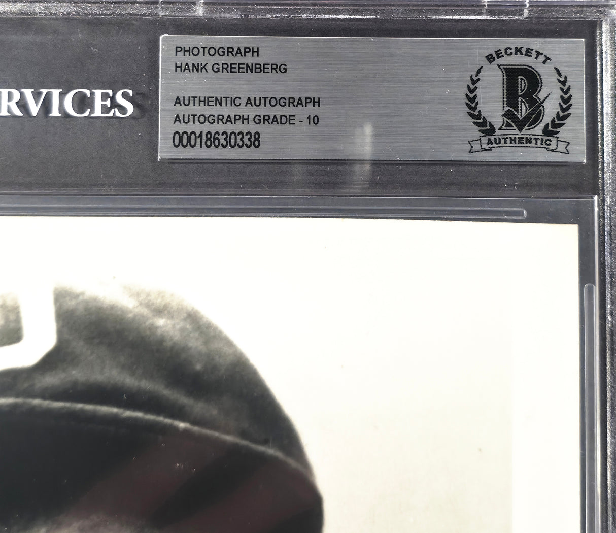 Hank Greenberg Autographed 8x10 Photo Detroit Tigers Auto Grade Gem Mint 10 Beckett BAS #18630338