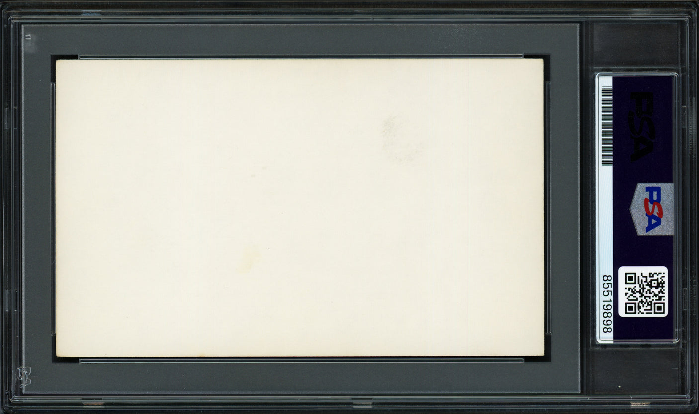 Pistol Pete Maravich Autographed 3x5 Index Card Atlanta Hawks PSA/DNA #85519898