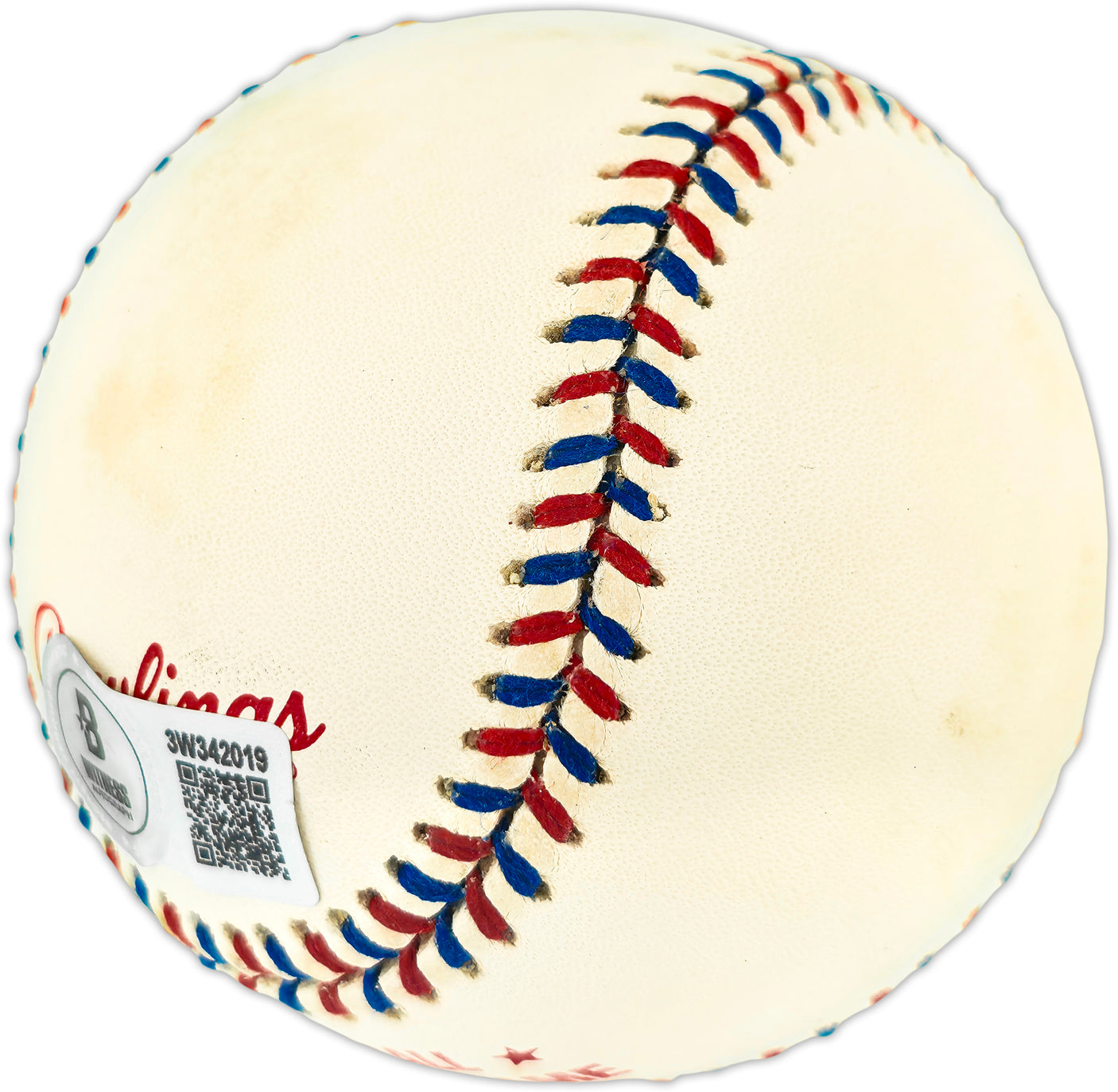 Ken Griffey Jr. Autographed Official 1996 All Star Game Logo Baseball Seattle Mariners Beckett BAS Witness #3W342019