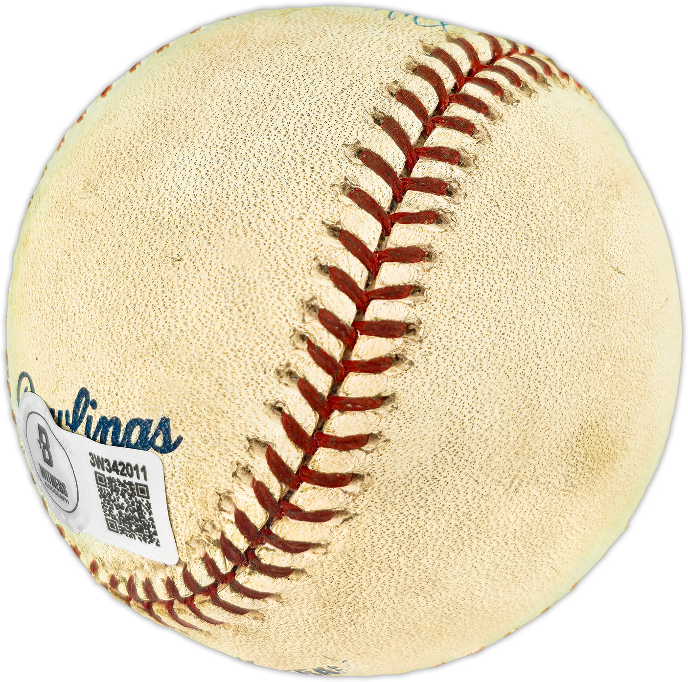 Ken Griffey Jr. Autographed Official Game Used MLB Baseball Seattle Mariners Beckett BAS Witness #3W342011