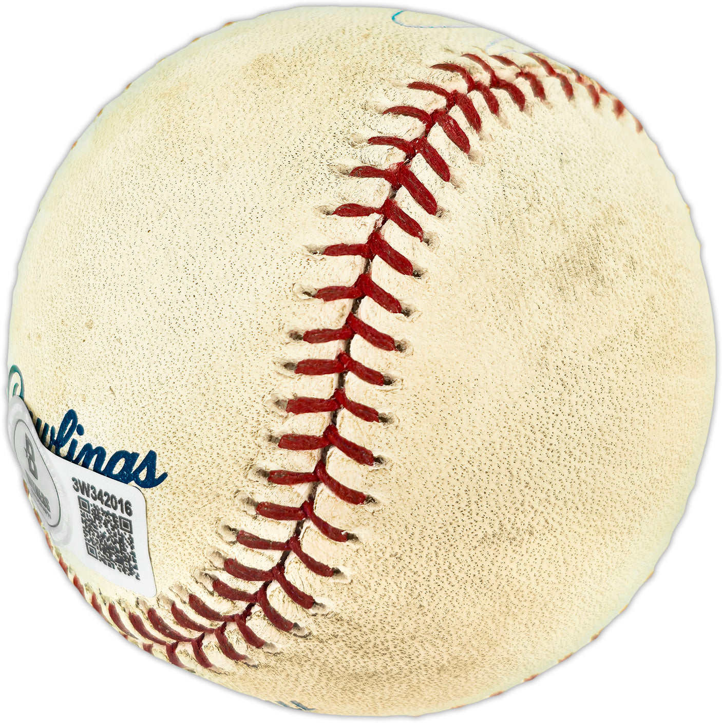 Ken Griffey Jr. Autographed Official Game Used MLB Baseball Seattle Mariners Beckett BAS Witness #3W342016