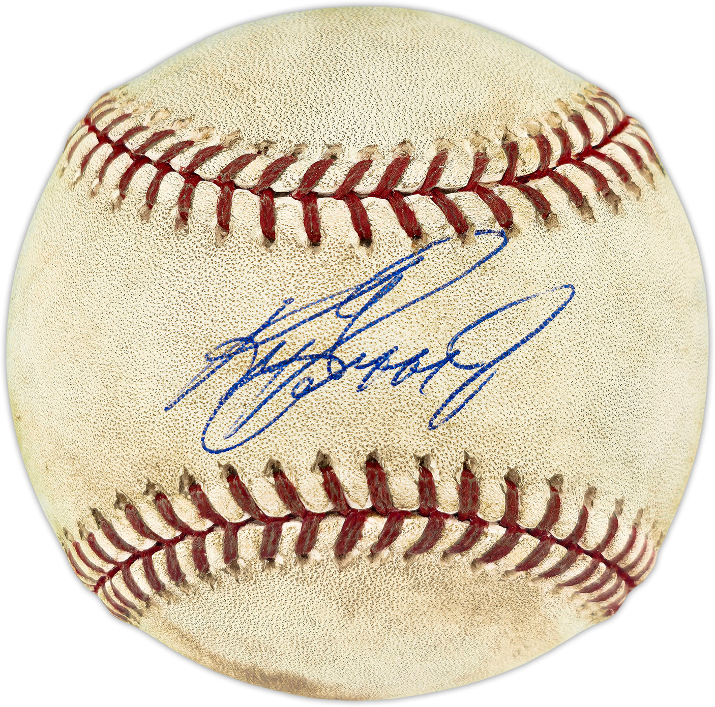 Ken Griffey Jr. Autographed Official Game Used MLB Baseball Seattle Mariners Beckett BAS Witness #3W342015