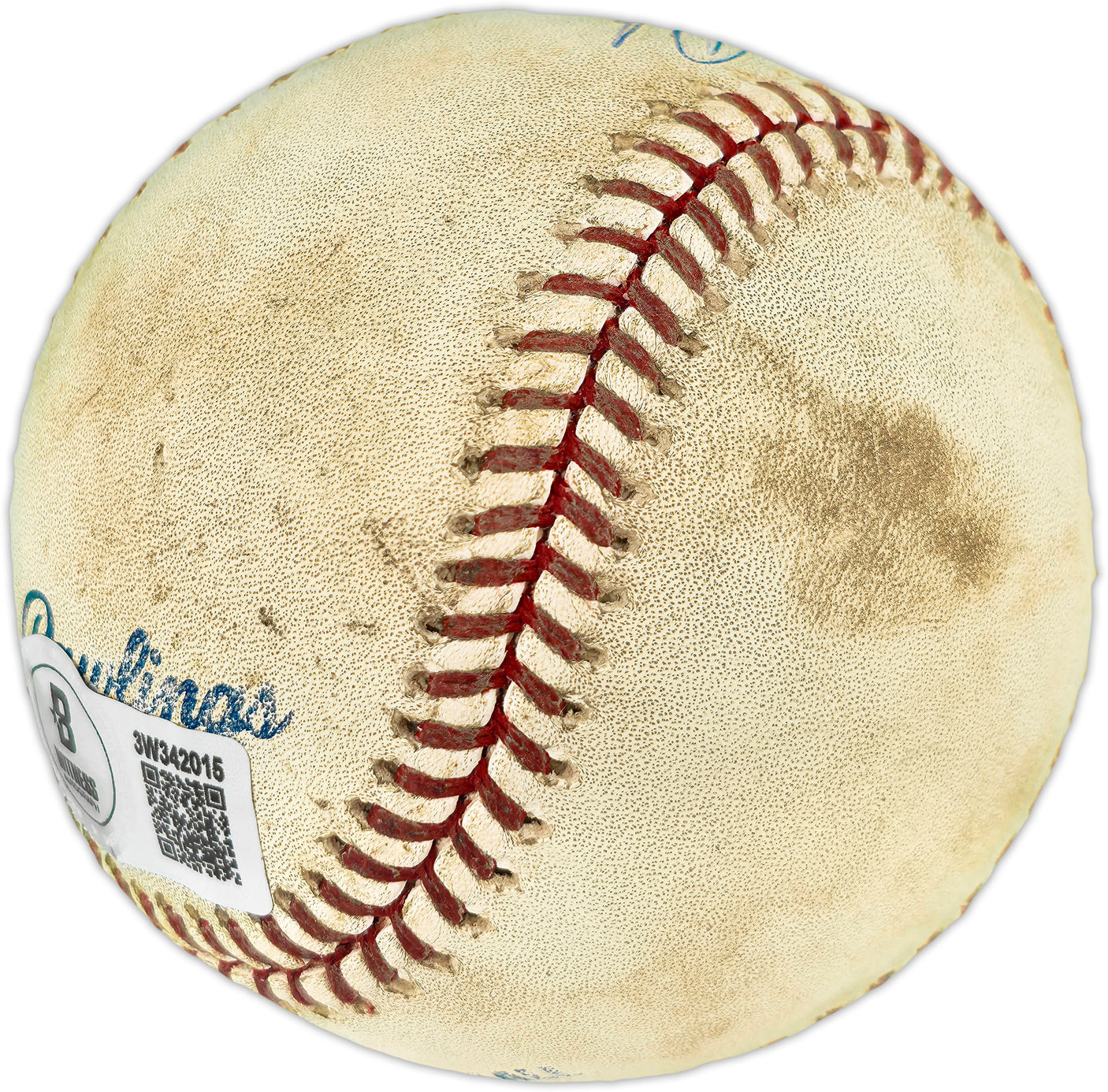 Ken Griffey Jr. Autographed Official Game Used MLB Baseball Seattle Mariners Beckett BAS Witness #3W342015