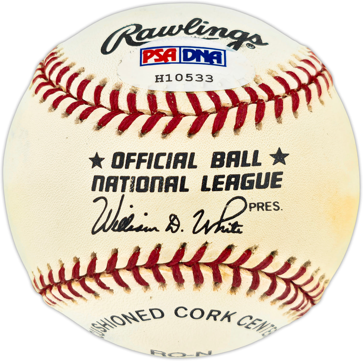 Phil Ortega Autographed Official NL Baseball Los Angeles Dodgers PSA/DNA #H10533