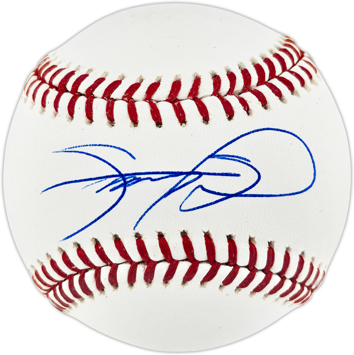 Sammy Sosa Autographed Official 2016 World Series Logo Baseball Chicago Cubs (Signed Twice) Beckett BAS Witness #2W197476