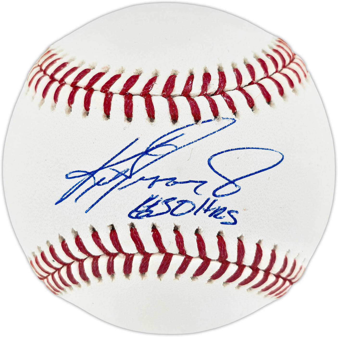 Ken Griffey Jr. Autographed Official MLB Baseball Seattle Mariners "630 HRS" Beckett BAS Witness #3W341451