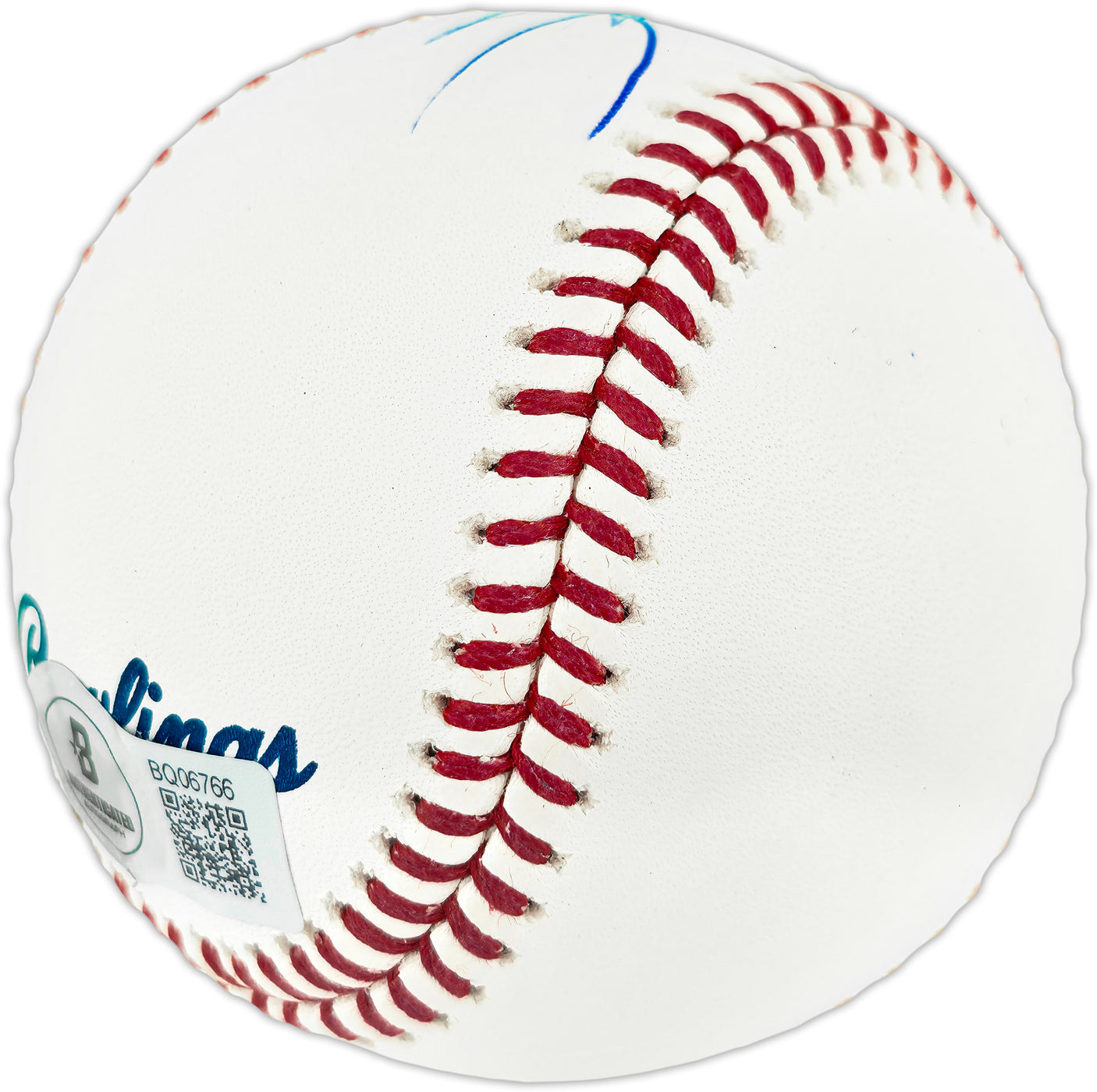 Sammy Sosa Autographed Official MLB Baseball Chicago Cubs "609 HRS" (Smudged) Beckett BAS QR #BQ06766