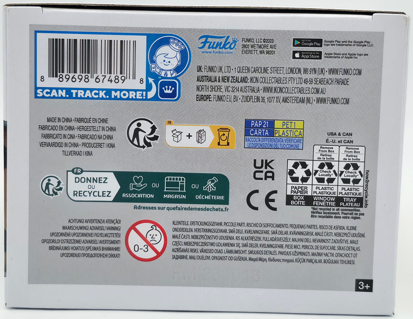 Allen Iverson Autographed Funko Pop! #159 Philadelphia 76ers Beckett BAS Witness #3W148940