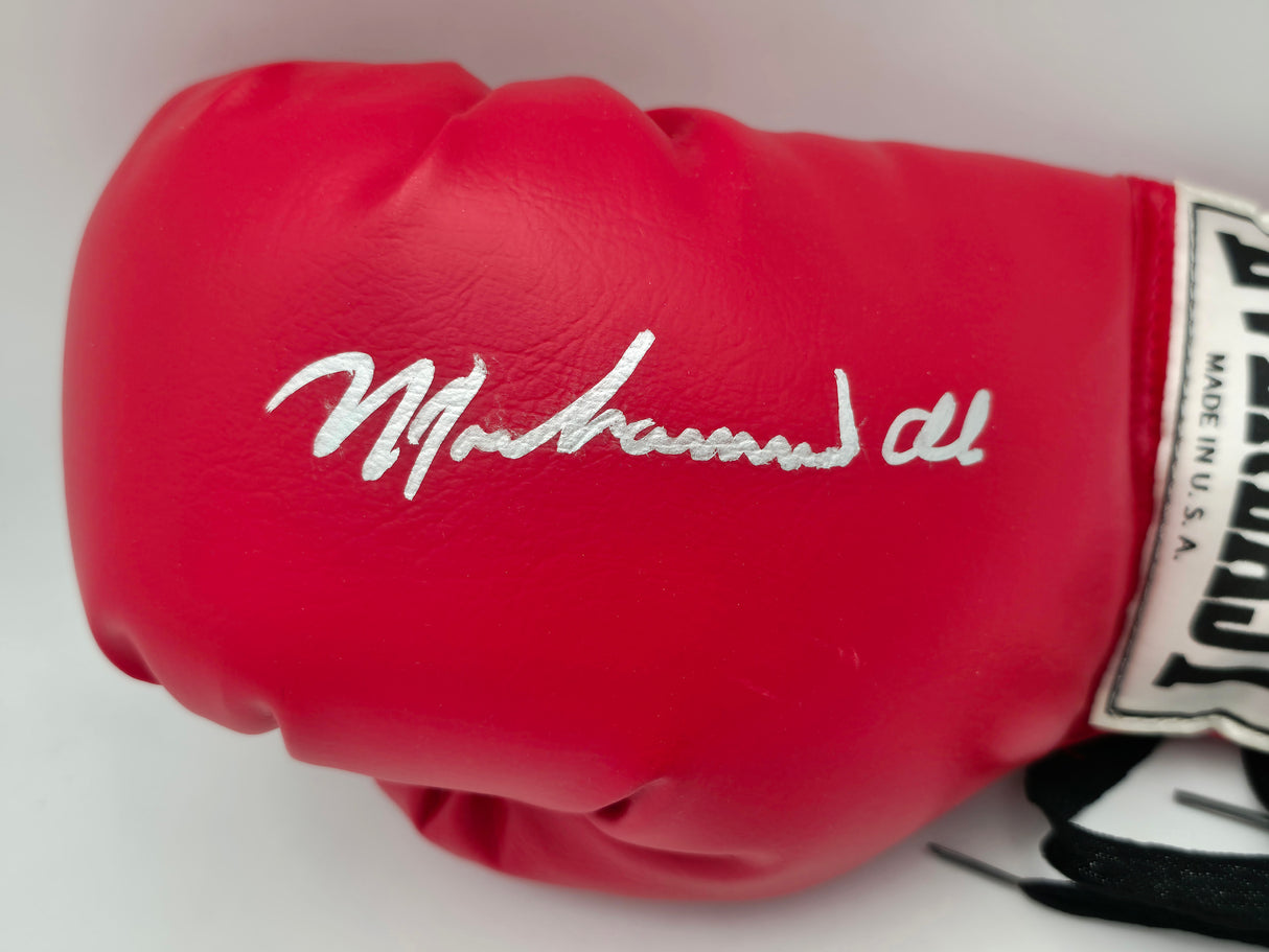 Muhammad Ali Autographed Red Everlast Boxing Glove RH PSA/DNA #K47309