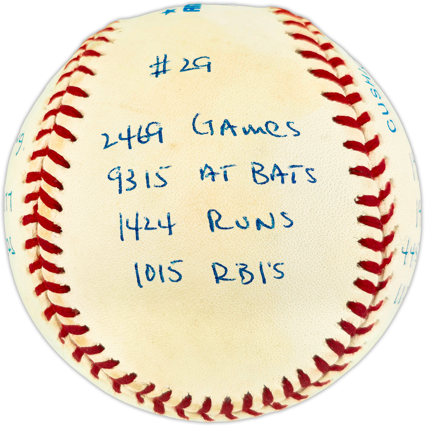 Rod Carew Autographed Official AL Statball Baseball Minnesota Twins, Los Angeles Angels 18 Inscriptions #560/1000 Beckett BAS QR #BU86741