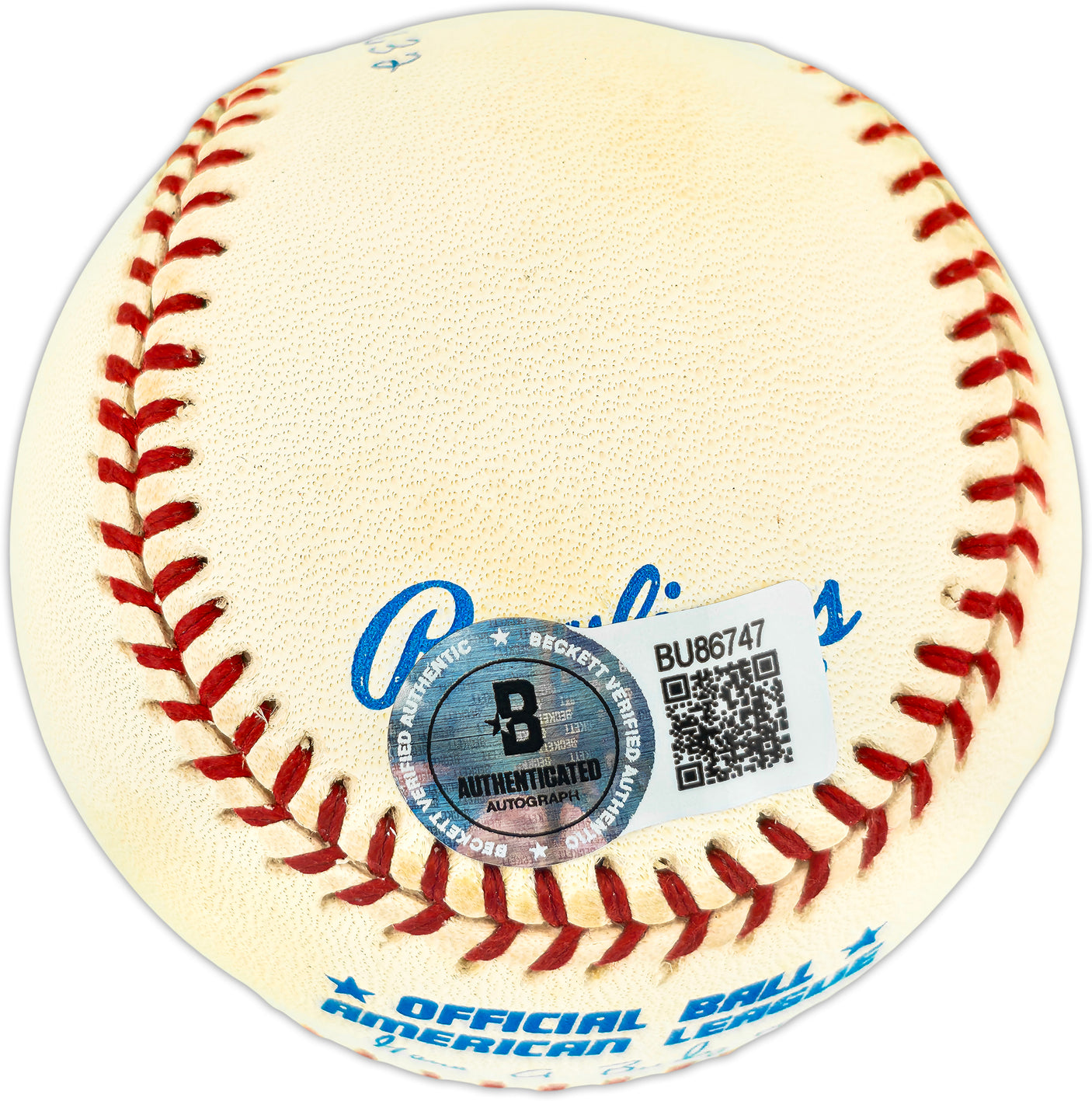 Cal Ripken Jr. Autographed Official Postmarked AL Baseball Baltimore Orioles Beckett BAS QR #BU86747