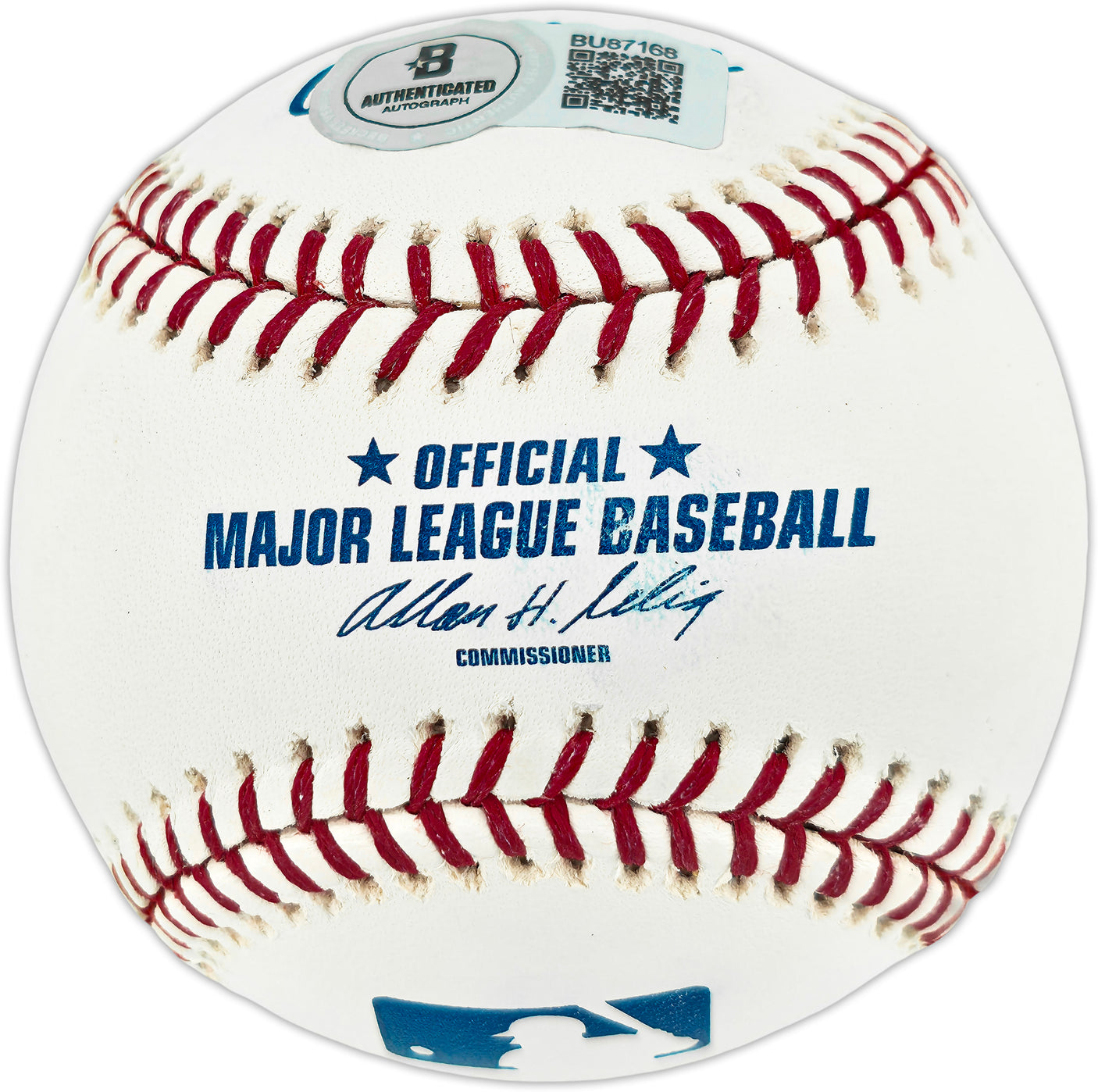 Giancarlo Stanton Autographed Official MLB Baseball New York Yankees (Smudged) Beckett BAS QR #BU87168