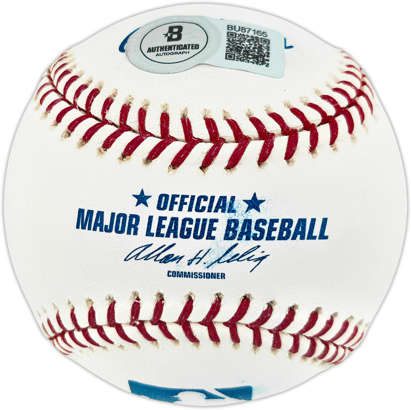 Giancarlo Stanton Autographed Official MLB Baseball New York Yankees Beckett BAS QR #BU87165