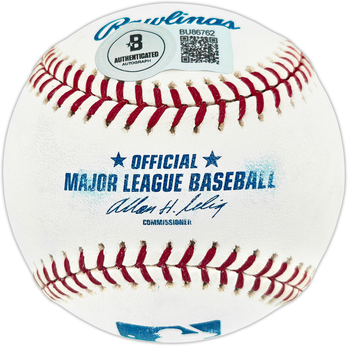 Tony Gwynn Autographed Official MLB Baseball San Diego Padres "HOF 07" (Smudged) Beckett BAS QR #BU86762