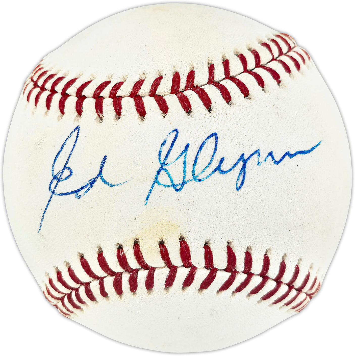 Ed Glynn Autographed Official MLB Baseball Detroit Tigers Beckett BAS QR #BU87212