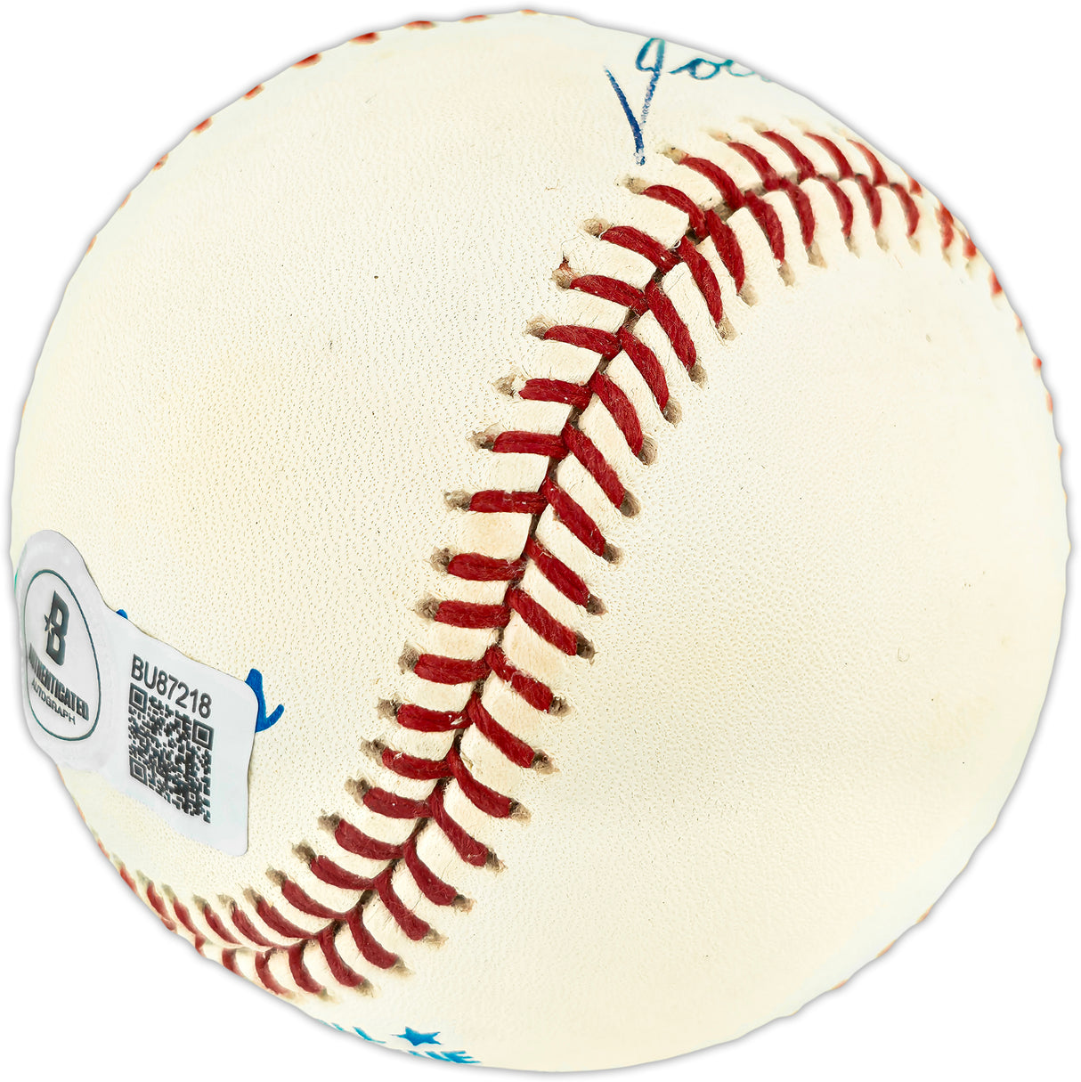John Hiller Autographed Official AL Baseball Detroit Tigers Beckett BAS QR #BU87218