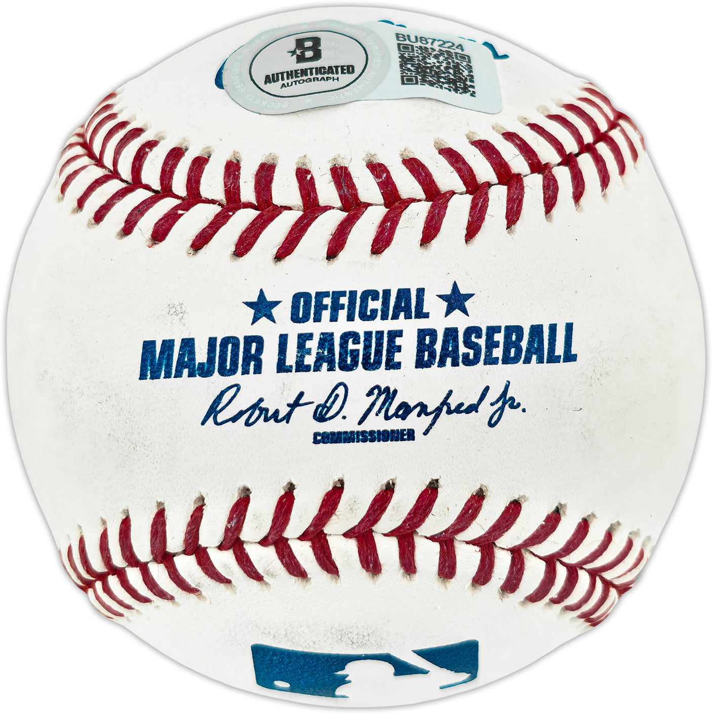 J.D. Martinez Autographed Official MLB Baseball Boston Red Sox, New York Mets Beckett BAS QR #BU87224