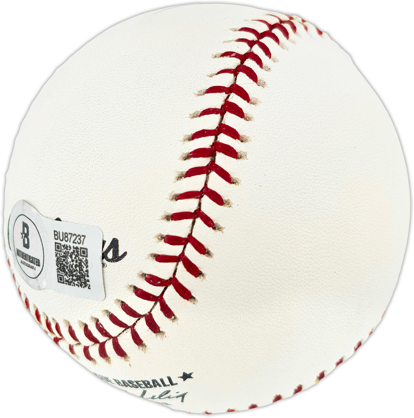 Roy Gleason Autographed Official Rawlings MLB Baseball Los Angeles Dodgers "1963" Beckett BAS QR #BU87237