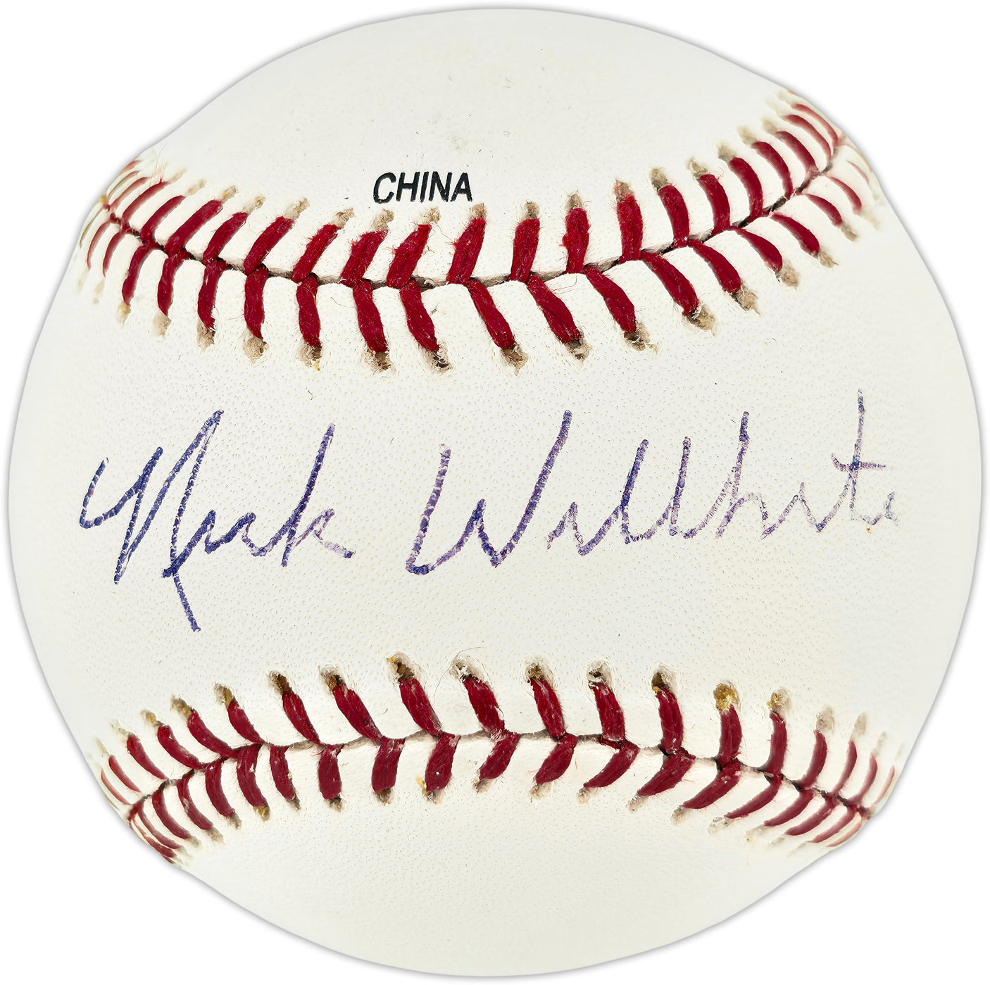 Nick Willhite Autographed Official Rawlings MLB Baseball Los Angeles Dodgers Beckett BAS QR #BU87243