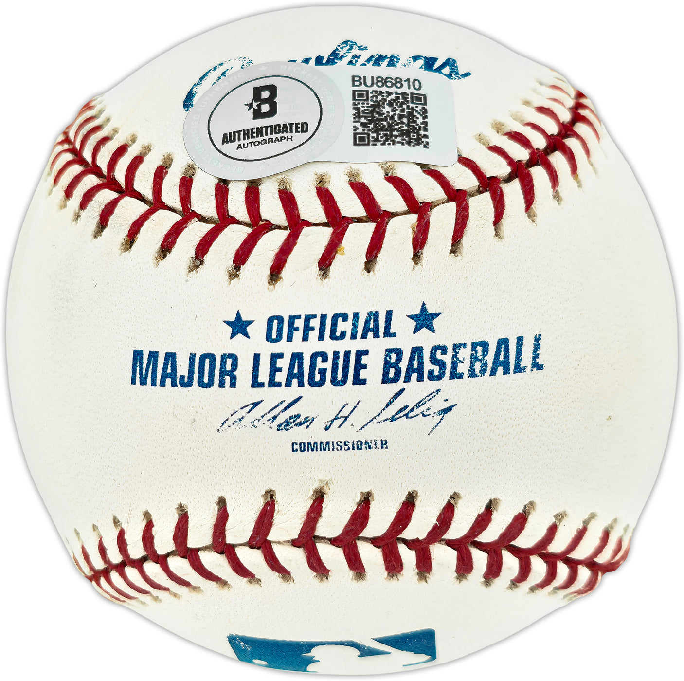 Dick Scott Autographed Official MLB Baseball Los Angeles Dodgers, Chicago Cubs "Dodgers '63, Cubs '64" Beckett BAS QR #BU86810