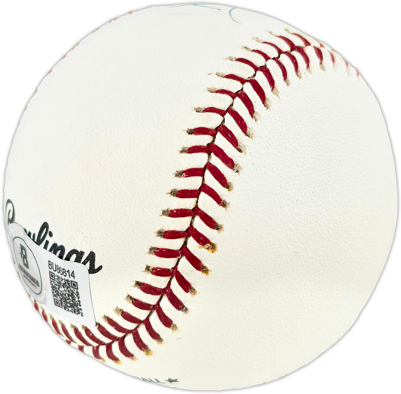 Dick Nen Autographed Official Rawlings MLB Baseball Los Angeles Dodgers, Chicago Cubs Beckett BAS QR #BU86814