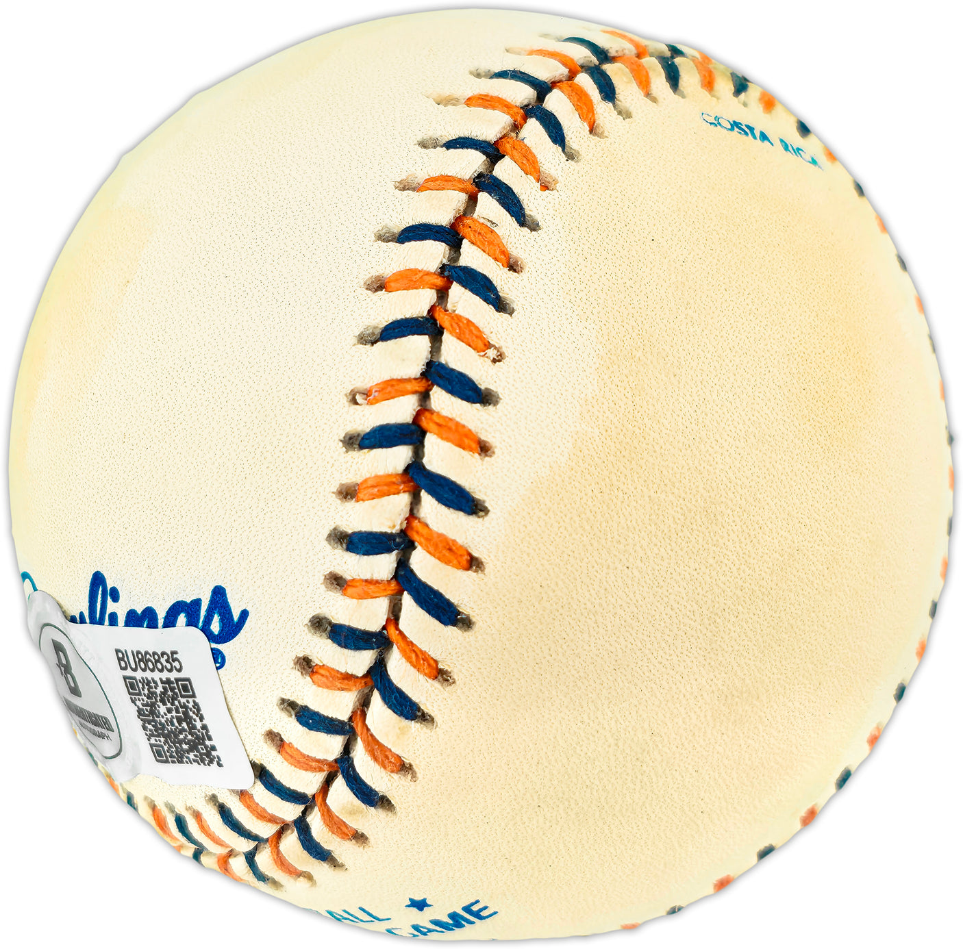 Ken Griffey Jr. Autographed Official 1992 All Star Game Logo Baseball Seattle Mariners "M.V.P." Beckett BAS QR #BU86835