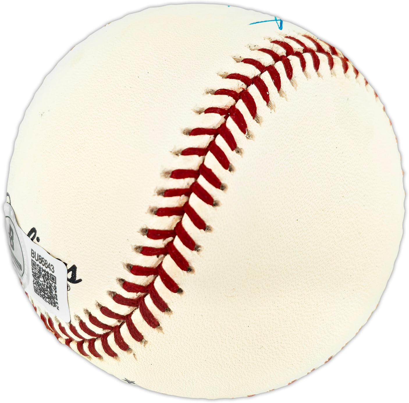 Burt Hooton Autographed Official NL Baseball Los Angeles Dodgers Beckett BAS QR #BU86843