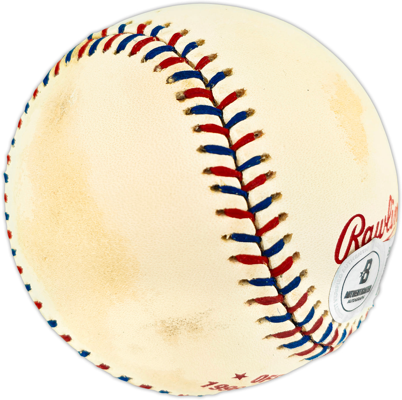 Alex Rodriguez Autographed Official 1996 All Star Game Logo Baseball Seattle Mariners "96 All Star" Beckett BAS QR #BU86844