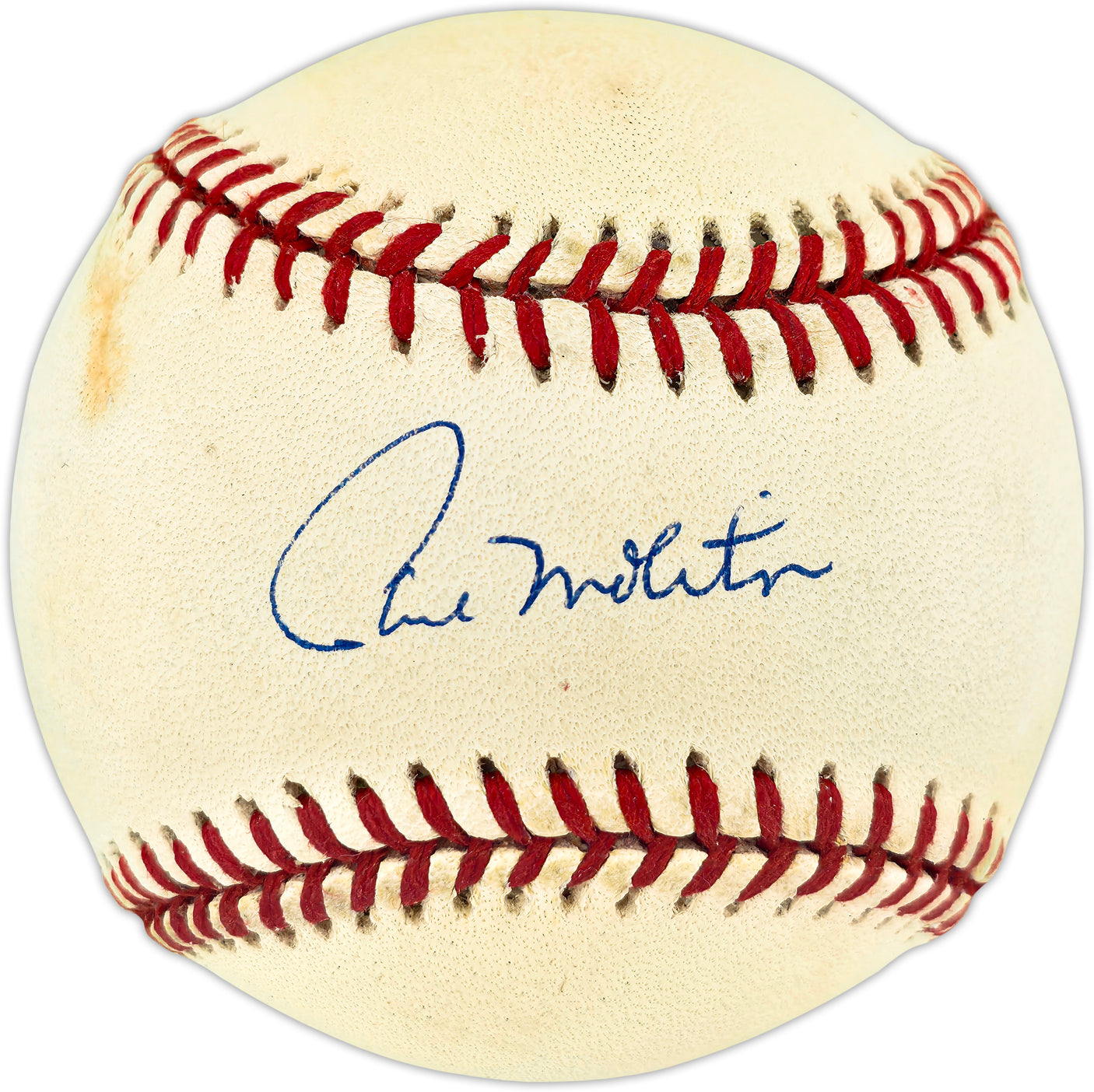 Paul Molitor Autographed Official AL Baseball Milwaukee Brewers, Minnesota Twins Beckett BAS QR #BU86862
