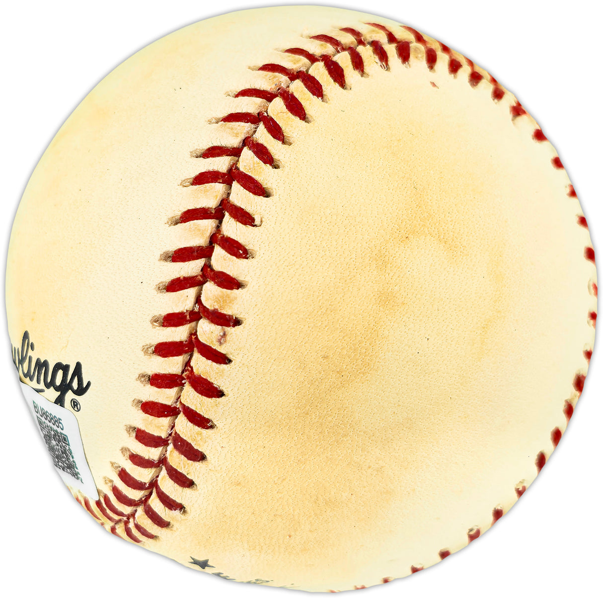 Clyde Sukeforth Autographed Official NL Baseball Brooklyn Dodgers Beckett BAS QR #BU86885