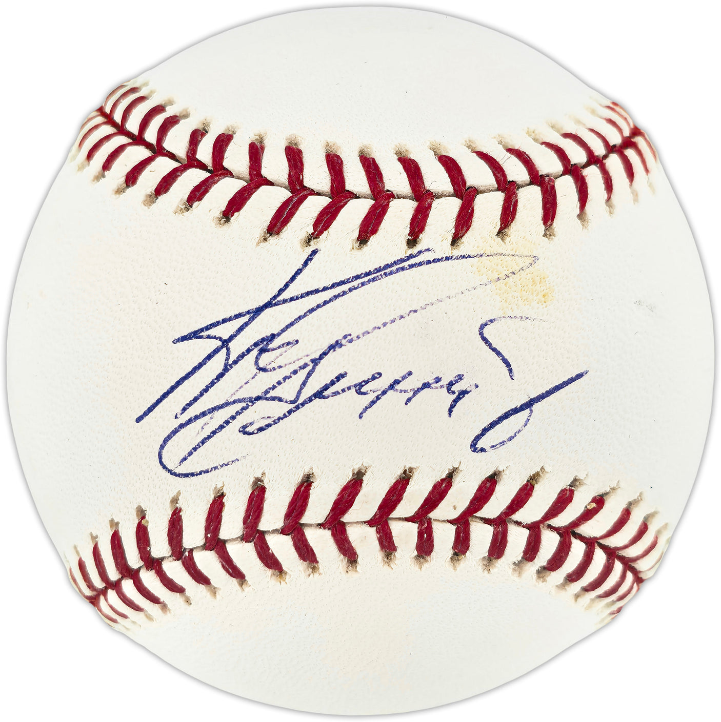 Ken Griffey Jr. Autographed Official Griffey Returns to Safeco 2007 Logo Baseball Seattle Mariners Beckett BAS QR #BU86921